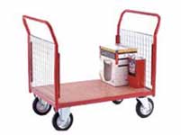 platform trucks with mesh sides