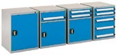 Bott under bench tool storage cabinet